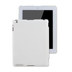 Hard Rigid Plastic Matte Finish Case for Apple iPad 2 White
