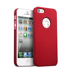 Hard Rigid Plastic Matte Finish Case for Apple iPhone 5 Red