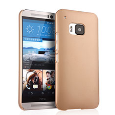 Hard Rigid Plastic Matte Finish Case for HTC One M9 Gold