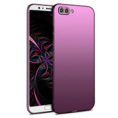 Hard Rigid Plastic Matte Finish Case for Huawei Honor View 10 Purple