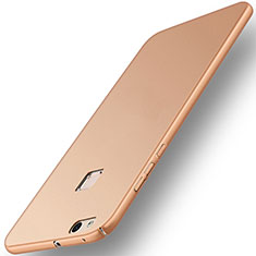 Hard Rigid Plastic Matte Finish Case for Huawei P10 Lite Gold