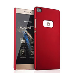 Hard Rigid Plastic Matte Finish Case for Huawei P8 Red