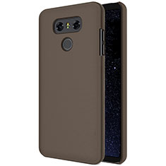 Hard Rigid Plastic Matte Finish Case for LG G6 Brown