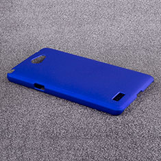 Hard Rigid Plastic Matte Finish Case for LG L Bello 2 Blue