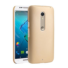 Hard Rigid Plastic Matte Finish Case for Motorola Moto X Style Gold