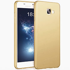 Hard Rigid Plastic Matte Finish Case for Samsung Galaxy A7 (2017) A720F Gold