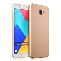 Hard Rigid Plastic Matte Finish Case for Samsung Galaxy A9 (2016) A9000 Gold