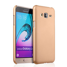 Hard Rigid Plastic Matte Finish Case for Samsung Galaxy Amp Prime J320P J320M Gold