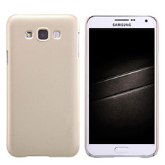 Hard Rigid Plastic Matte Finish Case for Samsung Galaxy E7 SM-E700 E7000 Gold