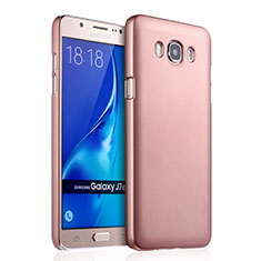 Hard Rigid Plastic Matte Finish Case for Samsung Galaxy J7 (2016) J710F J710FN Rose Gold