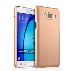 Hard Rigid Plastic Matte Finish Case for Samsung Galaxy On7 G600FY Gold