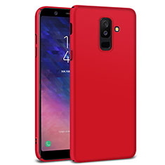 Hard Rigid Plastic Matte Finish Case M02 for Samsung Galaxy A6 Plus (2018) Red