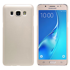 Hard Rigid Plastic Matte Finish Case M02 for Samsung Galaxy J5 (2016) J510FN J5108 Gold