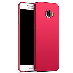 Hard Rigid Plastic Matte Finish Case M05 for Samsung Galaxy C5 SM-C5000 Red