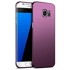 Hard Rigid Plastic Matte Finish Case M09 for Samsung Galaxy S7 Edge G935F Purple