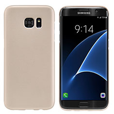 Hard Rigid Plastic Matte Finish Case M10 for Samsung Galaxy S7 Edge G935F Gold