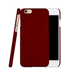 Hard Rigid Plastic Matte Finish Cover for Apple iPhone 6S Red Wine