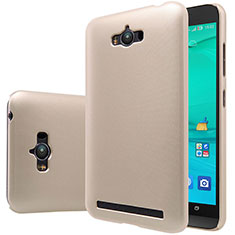 Hard Rigid Plastic Matte Finish Cover for Asus Zenfone Max ZC550KL Gold