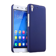 Hard Rigid Plastic Matte Finish Cover for Huawei Y6 Blue