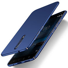 Hard Rigid Plastic Matte Finish Cover for Nokia 8 Blue