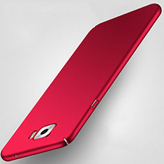 Hard Rigid Plastic Matte Finish Cover for Samsung Galaxy C7 Pro C7010 Red