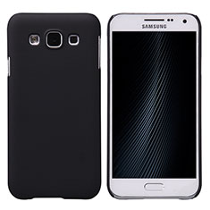 Hard Rigid Plastic Matte Finish Cover for Samsung Galaxy E5 SM-E500F E500H Black