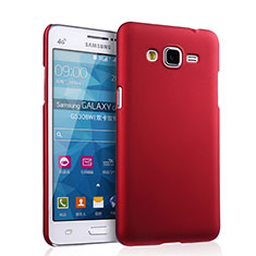 Hard Rigid Plastic Matte Finish Cover for Samsung Galaxy Grand Prime 4G G531F Duos TV Red