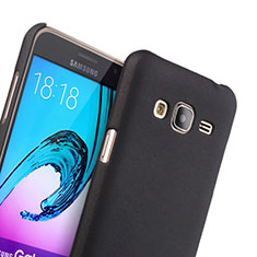 Hard Rigid Plastic Matte Finish Cover for Samsung Galaxy J3 Black