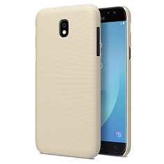 Hard Rigid Plastic Matte Finish Cover for Samsung Galaxy J7 Pro Gold