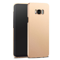 Hard Rigid Plastic Matte Finish Cover for Samsung Galaxy S8 Gold