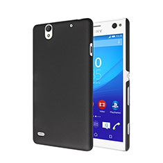 Hard Rigid Plastic Matte Finish Cover for Sony Xperia C4 Black