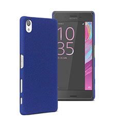 Hard Rigid Plastic Matte Finish Cover for Sony Xperia X Blue