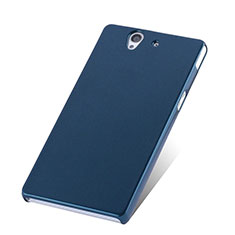 Hard Rigid Plastic Matte Finish Cover for Sony Xperia Z L36h Blue