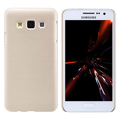 Hard Rigid Plastic Matte Finish Cover M02 for Samsung Galaxy A3 SM-300F Gold