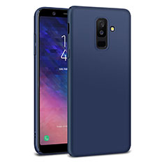 Hard Rigid Plastic Matte Finish Cover M02 for Samsung Galaxy A6 Plus (2018) Blue