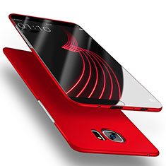 Hard Rigid Plastic Matte Finish Cover M03 for Samsung Galaxy S7 Edge G935F Red