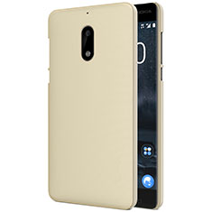 Hard Rigid Plastic Matte Finish Cover R01 for Nokia 6 Gold