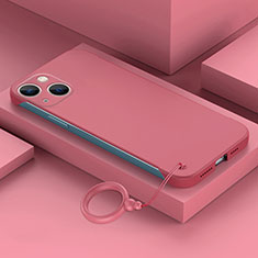 Hard Rigid Plastic Matte Finish Frameless Case Back Cover for Apple iPhone 13 Red