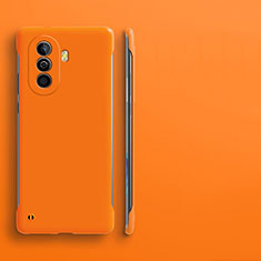 Hard Rigid Plastic Matte Finish Frameless Case Back Cover for Huawei Enjoy 50 Orange