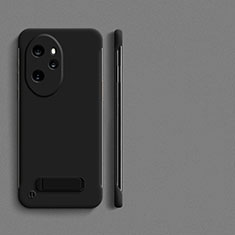 Hard Rigid Plastic Matte Finish Frameless Case Back Cover for Huawei Honor 100 Pro 5G Black