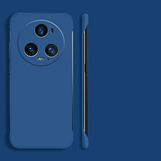Hard Rigid Plastic Matte Finish Frameless Case Back Cover for Huawei Honor Magic5 Pro 5G Blue