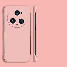 Hard Rigid Plastic Matte Finish Frameless Case Back Cover for Huawei Honor Magic5 Pro 5G Pink