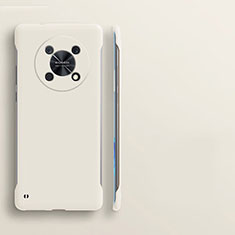 Hard Rigid Plastic Matte Finish Frameless Case Back Cover for Huawei Nova Y90 White