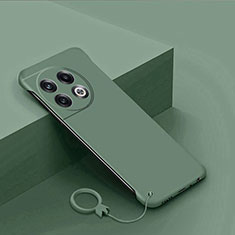 Hard Rigid Plastic Matte Finish Frameless Case Back Cover for OnePlus 11 5G Green