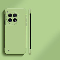 Hard Rigid Plastic Matte Finish Frameless Case Back Cover for OnePlus 12 5G Matcha Green