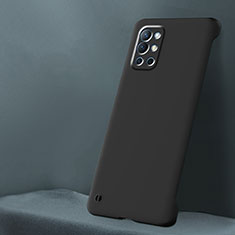 Hard Rigid Plastic Matte Finish Frameless Case Back Cover for OnePlus 9R 5G Black