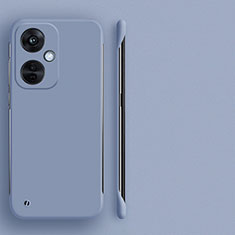 Hard Rigid Plastic Matte Finish Frameless Case Back Cover for OnePlus Nord CE 3 5G Lavender Gray