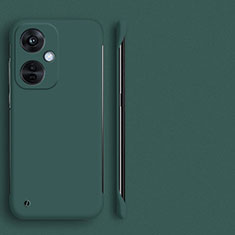 Hard Rigid Plastic Matte Finish Frameless Case Back Cover for OnePlus Nord CE 3 5G Midnight Green