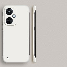 Hard Rigid Plastic Matte Finish Frameless Case Back Cover for OnePlus Nord CE 3 5G White