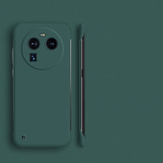 Hard Rigid Plastic Matte Finish Frameless Case Back Cover for Oppo Find X6 5G Green